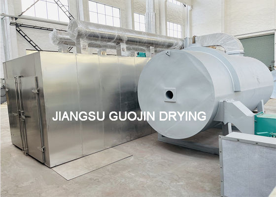 Tuz Kurutma için Paslanmaz Çelik 316L GMP Standart Tünel Kurutma Fırını 8M Uzunluk