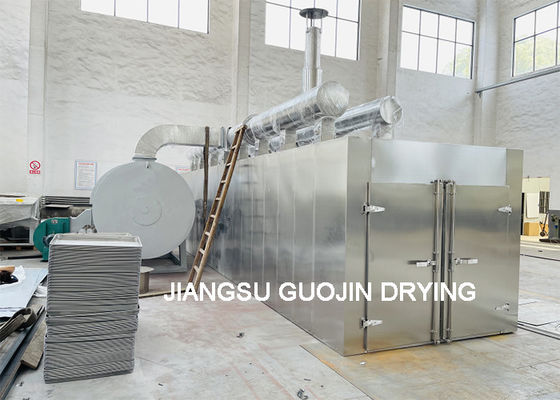 66KW 384 Tepsiler SS316L GMP Standart Tünel Kurutma Fırını Tuz Kurutma Makinesi