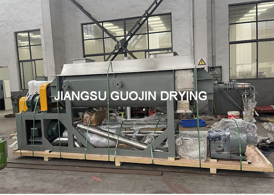 5-20rpm Dönen Hız KJG-5 İçi Boş Kürek Kurutucu Paslanmaz Vakumlu Kurutma Makinesi