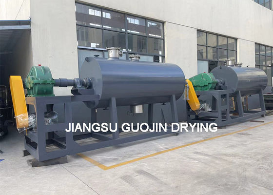 Çamur Sürekli Karıştırma Tırmık Kürek Döner Vakum Kurutucu 1200mm Çap