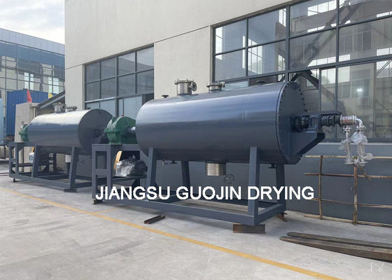 Kimyasal İşleme Tırmık Kürek Döner Vakum Kurutucu 1800L Çalışma Hacmi