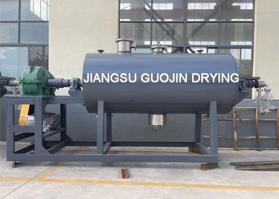 Kimyasal İşleme Tırmık Kürek Döner Vakum Kurutucu 1800L Çalışma Hacmi
