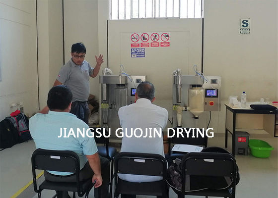 Süt Tozu için 1500mL / H ~ 2500ml / h Su Buharlaştırma Tezgah Tipi Sprey Kurutucu