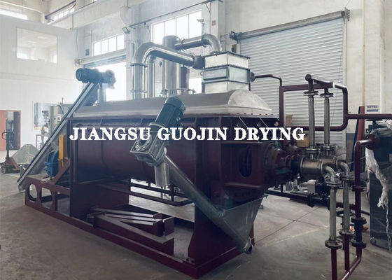 7900x3960x2700mm KJG-20 Endüstriyel İşleme İçin Sürekli Çürük Paddle Kurutma Makinesi