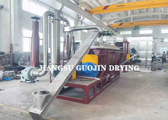 10KW PLC/Button Control Sürekli Çürük Paddle Kurutucu KJG-20