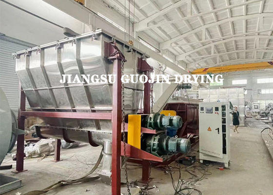KJG-20 PLC/Button Control Sürekli Çürük Paddle Kurutucu 10 Dakika Kurutma Zamanı