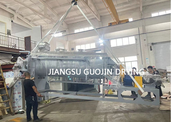 120-150C çalışma sıcaklığı ile verimli 20KW sürekli kürek kurutma makinesi