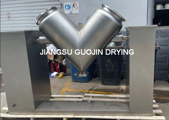 200L Çift Ceketli V Tipi Karıştırıcı 12r/min karıştırma hızı ile