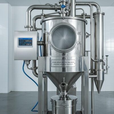 Döner Hız 15500rpm ve Maksimum Sprey Çapı 4700mm Sunan Gıda Sprey Kurutma Makinesi, Kurutma İşlemleri İçin Tasarlanmıştır
