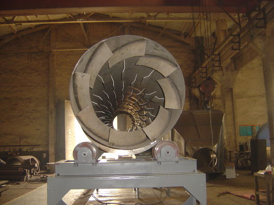 5000kg Metal Tozu Döner Sıcak Hava Kurutma Makinesi