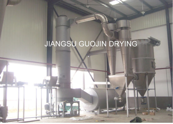 Plastik İşleme Yüksek Hızlı Sürekli PVC Reçine Spin Flaş Kurutucu