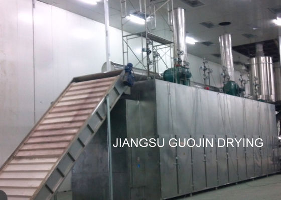 Sebze İçin Tek Katmanlı 1.6M Genişlik Konveyör Hasır Bantlı Kurutucu