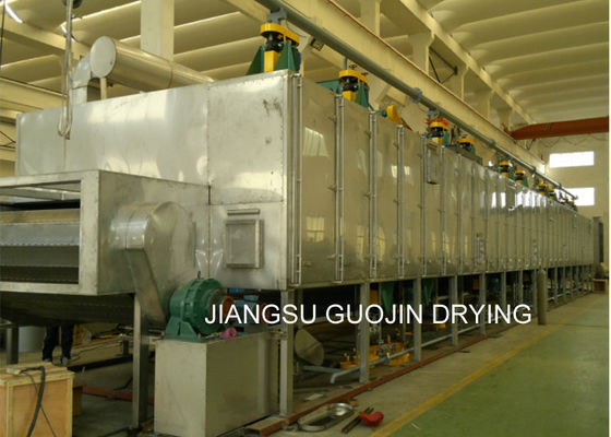 Manyok Cips İçin Çok Katmanlı Konveyör Hasır Bantlı Kurutucu 5.5KW