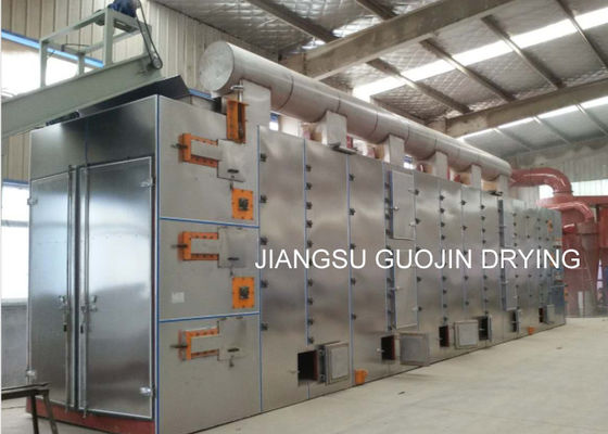 Gıda Maddeleri İşleme İçin 5.5KW 25M2 Konveyör Hasır Bant Kurutucu