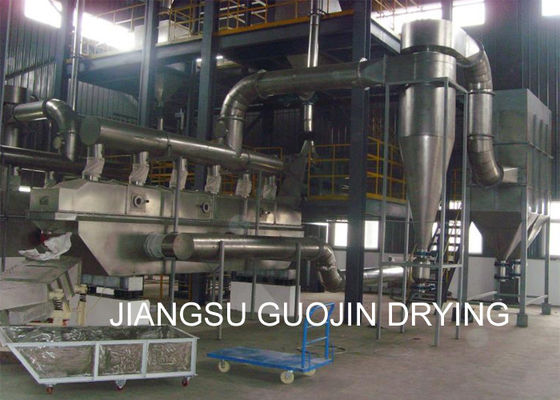 LPG Isıtma 0.9M2 SS304 SS316L Titreşimli Akışkan Yataklı Kurutucu