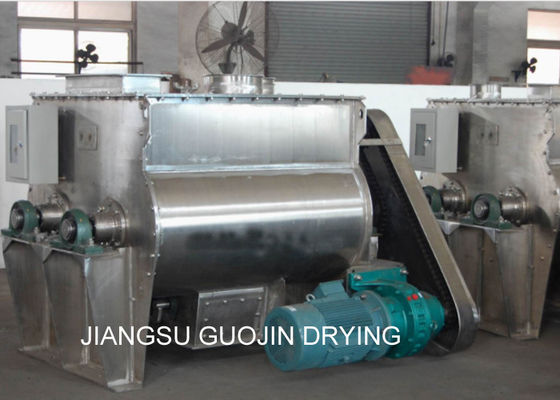 Hayvan Yemi Tozu 5.5KW Çift Şaftlı Kürek Karıştırıcı 180kg / toplu