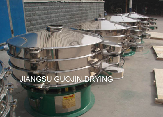 0.75KW Buğday Unu Dairesel Titreşimli Elek 1300kg / h