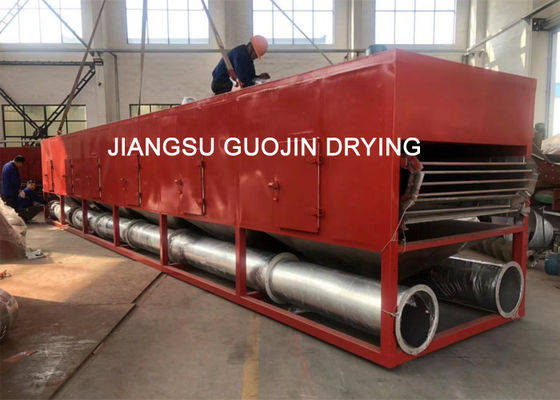 Meyve Hindistan Cevizi için Tünel Konveyör Hasır Bant Sıcak Hava Kurutma Makinesi 2x12 Metre