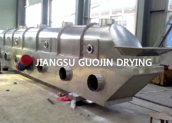 316L Paslanmaz Çelik Akışkan Yataklı Kurutma Makinesi Tuz İçin Sürekli Titreşimli