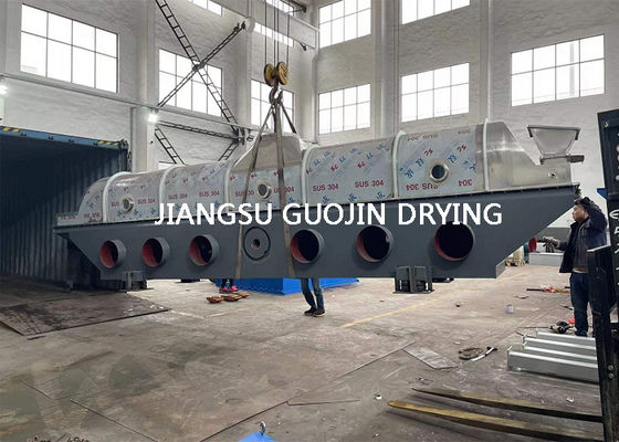 Sürekli Pirinç Kepeği Kurutma Akışkan Yataklı Ekipman 7.5M Uzunluk Gıda Sanayi