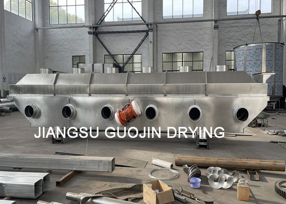 Kurutma Soğutma Islatma için 10 Metre Uzunluk Titreşimli Akışkan Yataklı Kurutucu