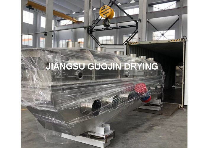 Nem buharlaştırma için titreşimli motorlu sıvı yatak kurutma makinesi 290-420kg/saat Kapasite