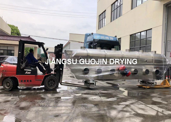 Kapasite Toz granül tuz sıvı yatak kurutucu paslanmaz çelik VFBD 8x1.8 Düşük çıkış hava sıcaklığı