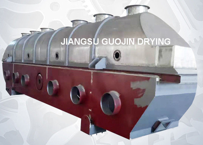 Paslanmaz çelik sıvı yatak kurutma makinesi VFBD 8x1.8 titreşimli motor 70-140 derece giriş hava sıcaklığı