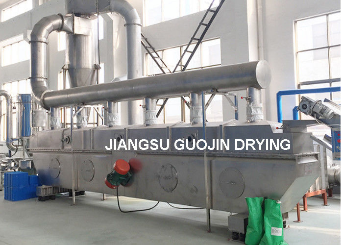 Verimlilik titreşimli motorlu sıvı yatak kurutma makinesi 14.4 M2 yatak alanı 290-420kg/saat Kapasite