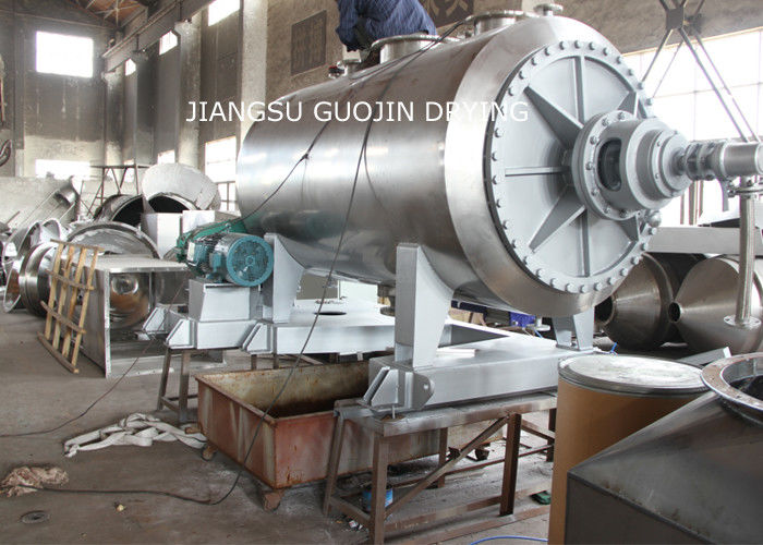 Sıvı Form Malzemeleri İçin 10rpm Döner Tırmık Vakumlu Kürek Kurutucu 5.5KW