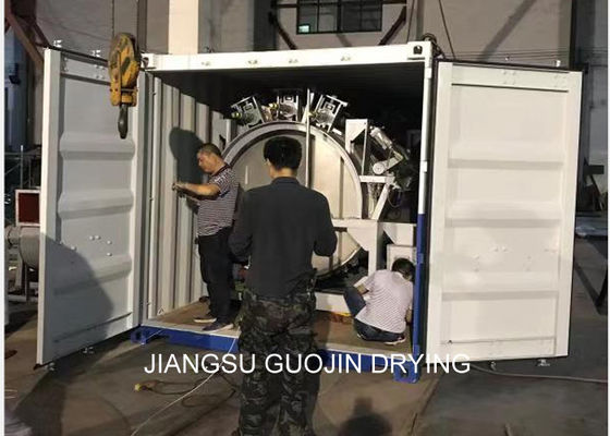 2,2KW Tek Tamburlu Kurutucu 50kg / h Kurutma Nişastası İçin