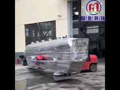 Gıda Maddesi Sürekli Titreşimli Akışkan Yataklı Kurutma Ekipmanı 1.2x9M