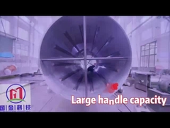 Mekanik Tasarım Ahşap Çipler Döner Kurutucu 3t/h